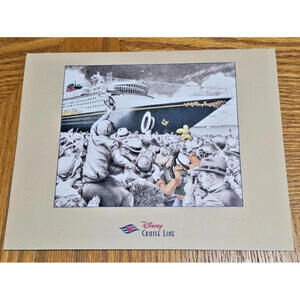 New Set of 3 Disney Cruise Line Picture  folders -holds 5 x7 pictures